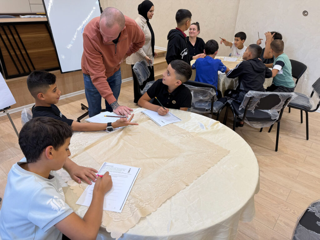 Volunteer with Syrian Children Program